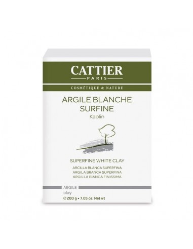 Cattier Argile blanche surfine 200g