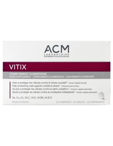 ACM Vitix Complément Alimentaire 30 Comprimés